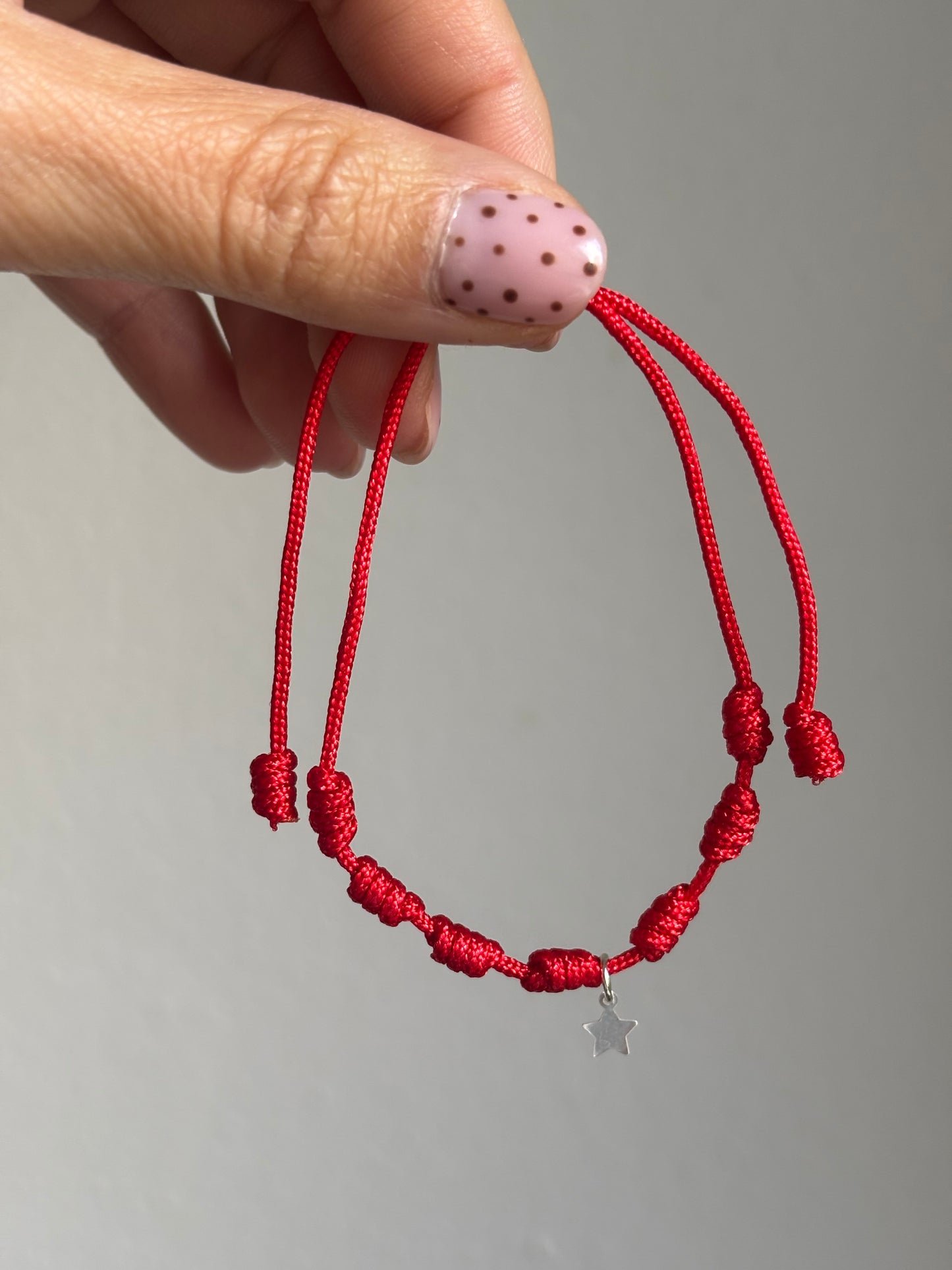 ✨ Pulsera de Siete Nudos con Estrella de Plata 925 ✨