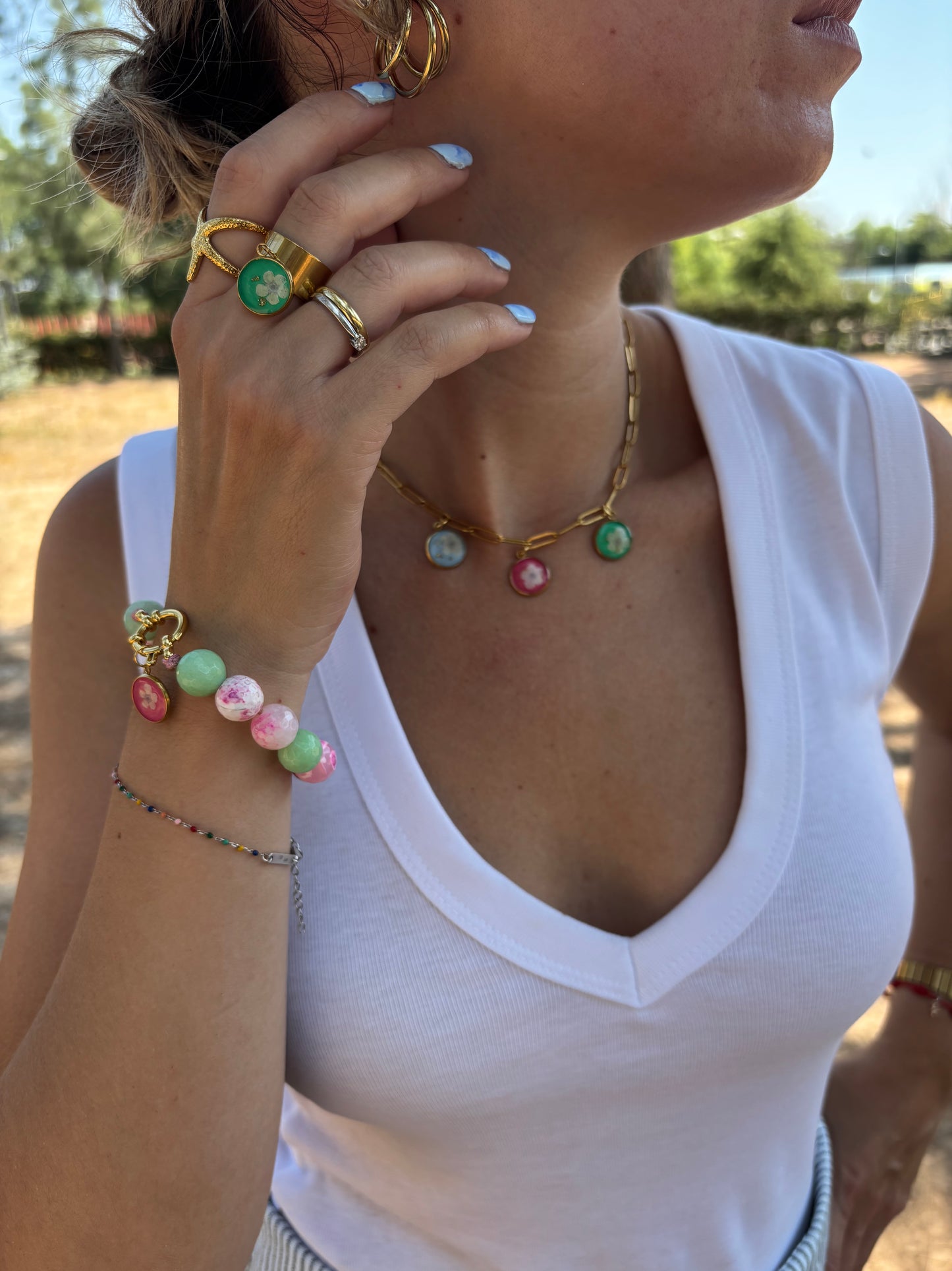 Gargantilla mini Frida 🌺