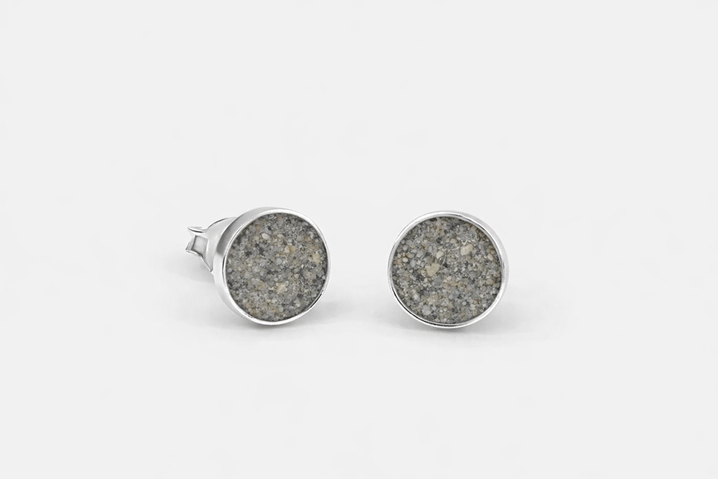 Pendientes plata 925 con cenizas