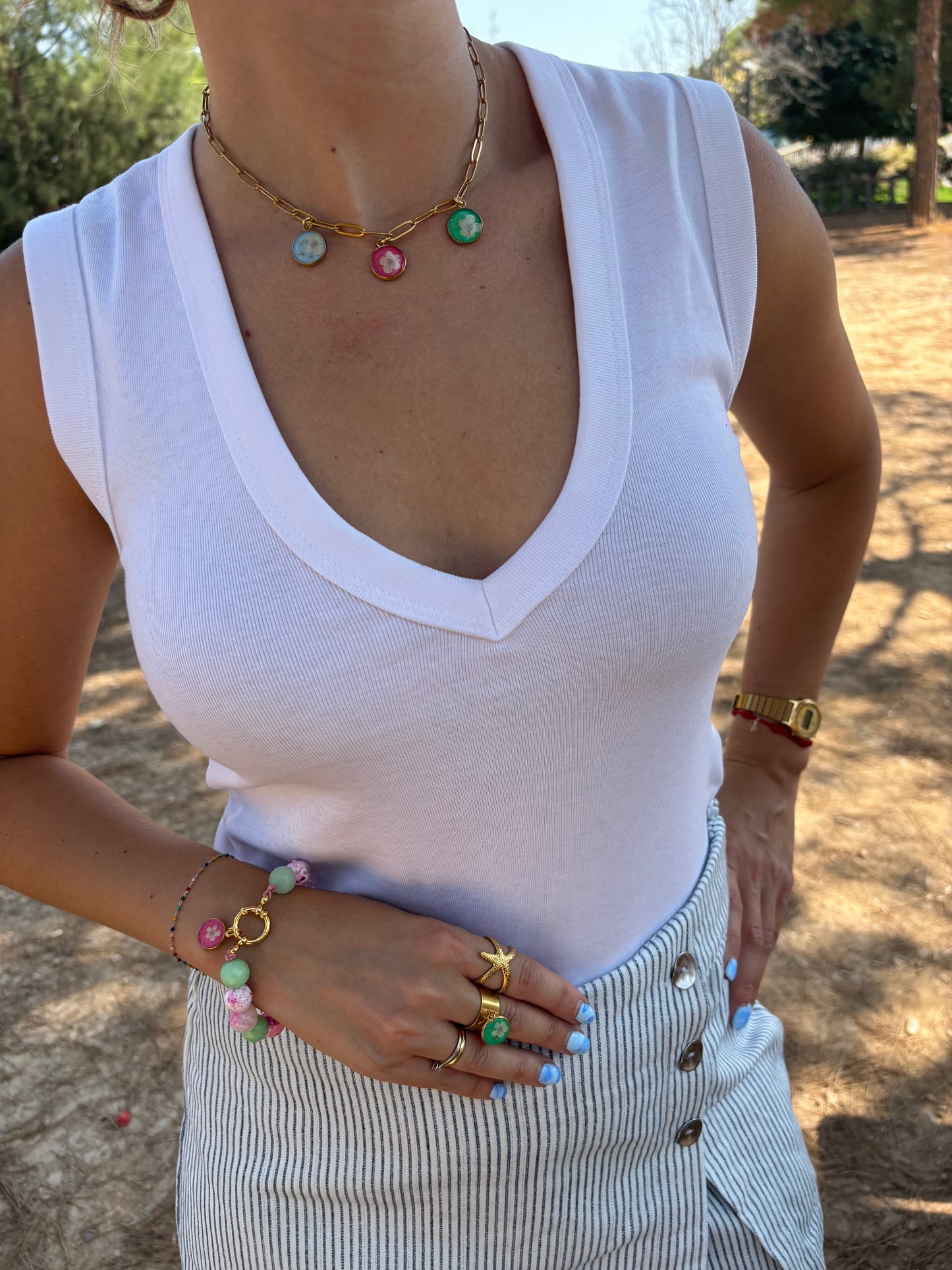 Gargantilla mini Frida 🌺