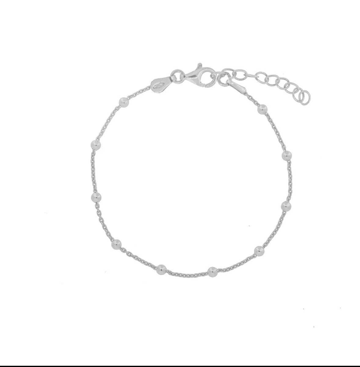 Pulsera bolas intercaladas