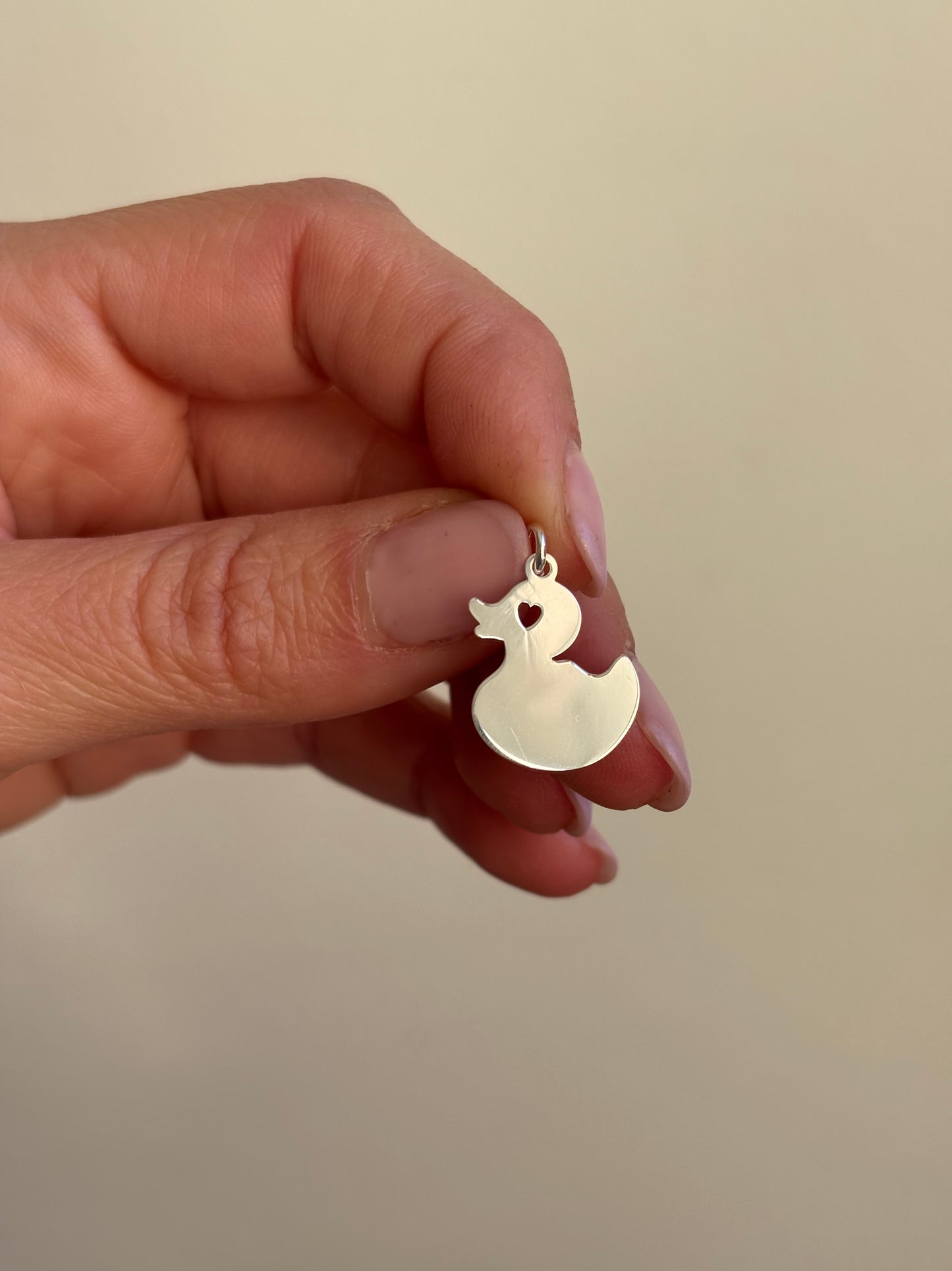 Medalla de pato plata 925