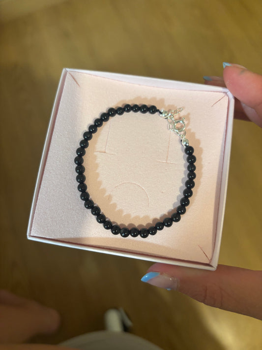 Pulsera de Turmarina negra