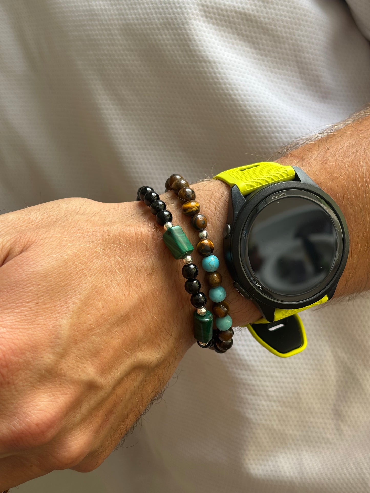 Pulsera Turquesa + Ojo de Tigre