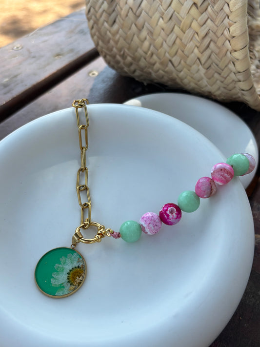 Collar Frida con piedras🌺