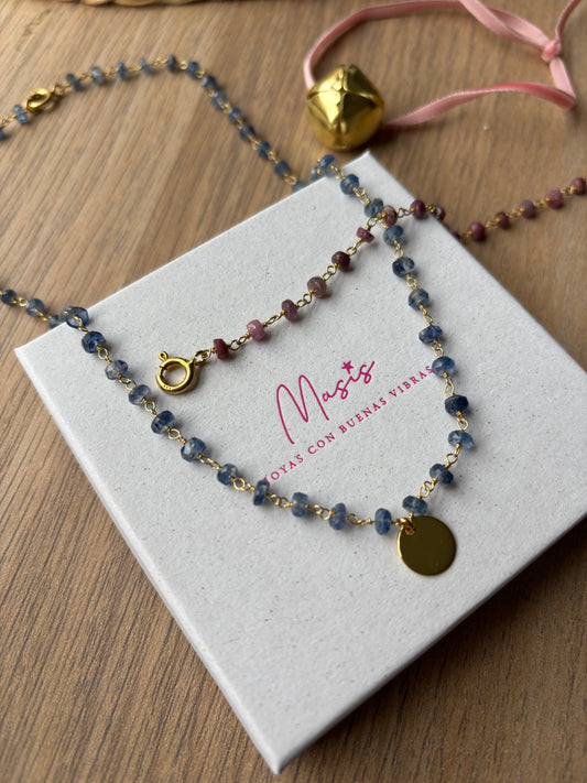 Gargantilla vibra Alto plata 925