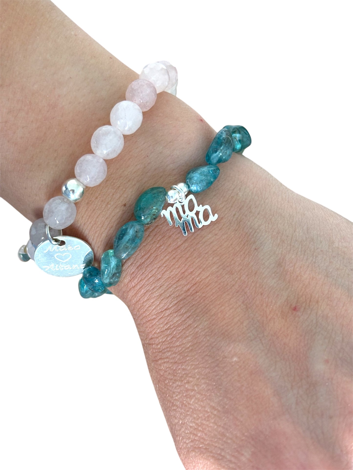 Pulsera plata mamá ✨