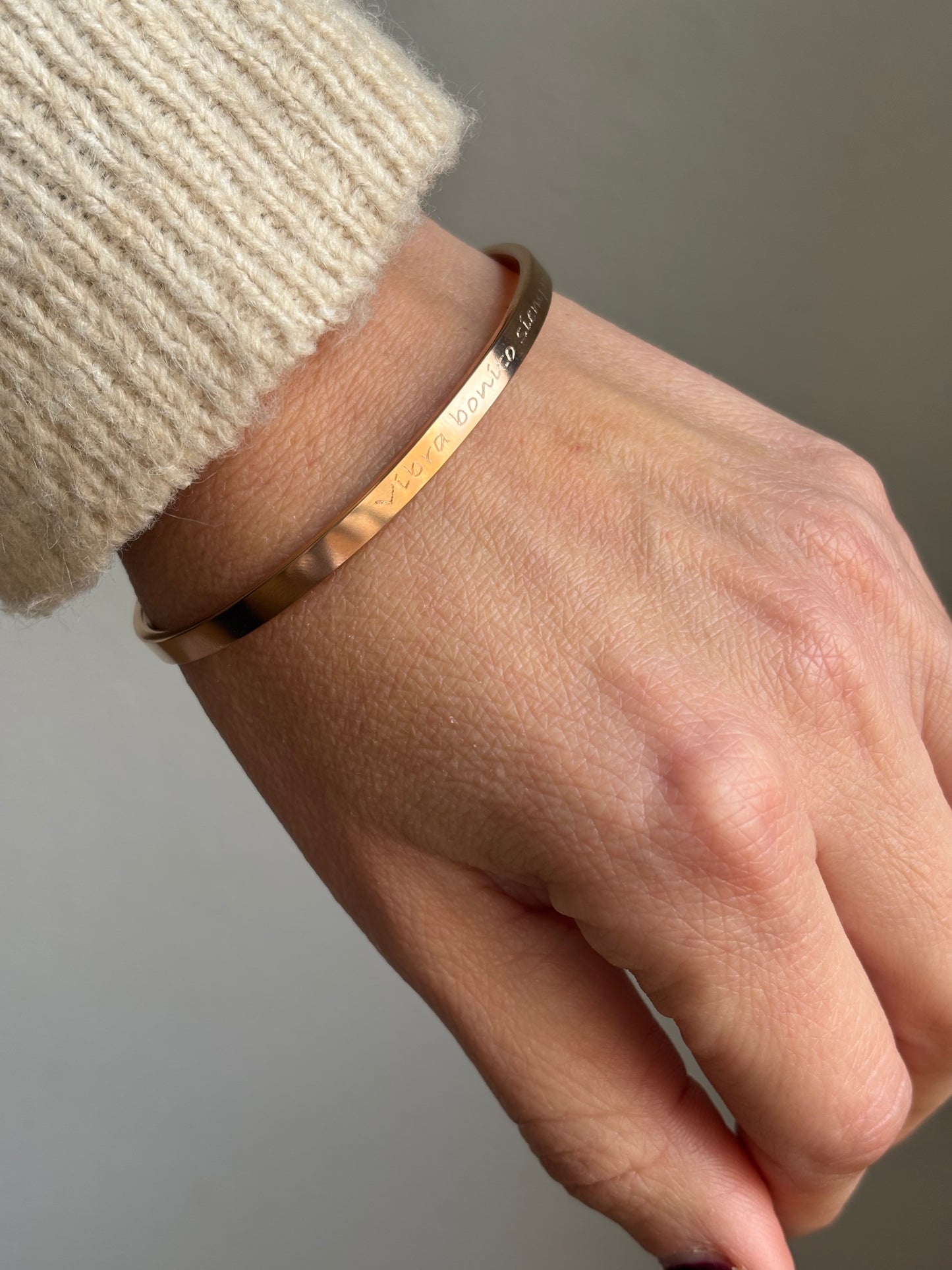 Pulsera Lía oro rosa