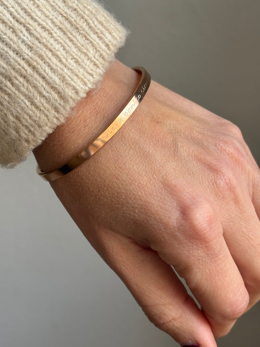 Pulsera Lía oro rosa