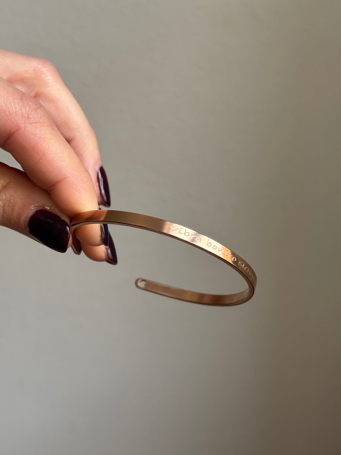 Pulsera Lía oro rosa