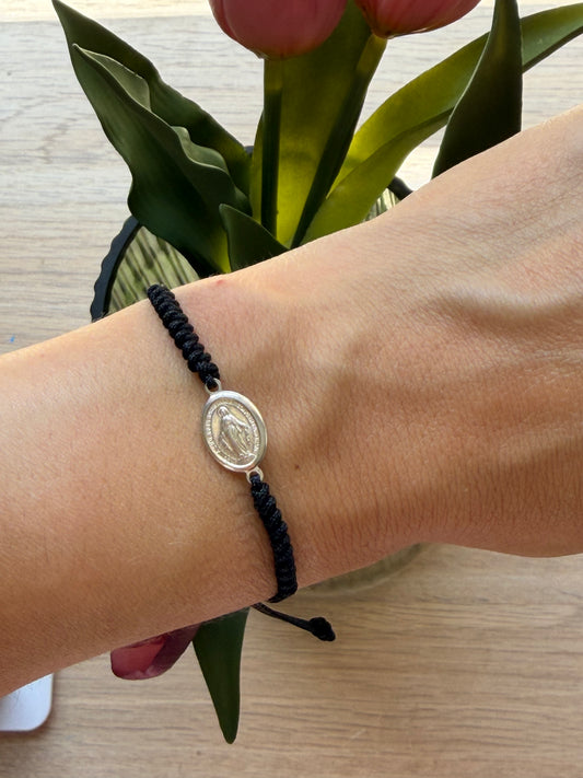 💫 Pulsera Medalla Milagrosa plata