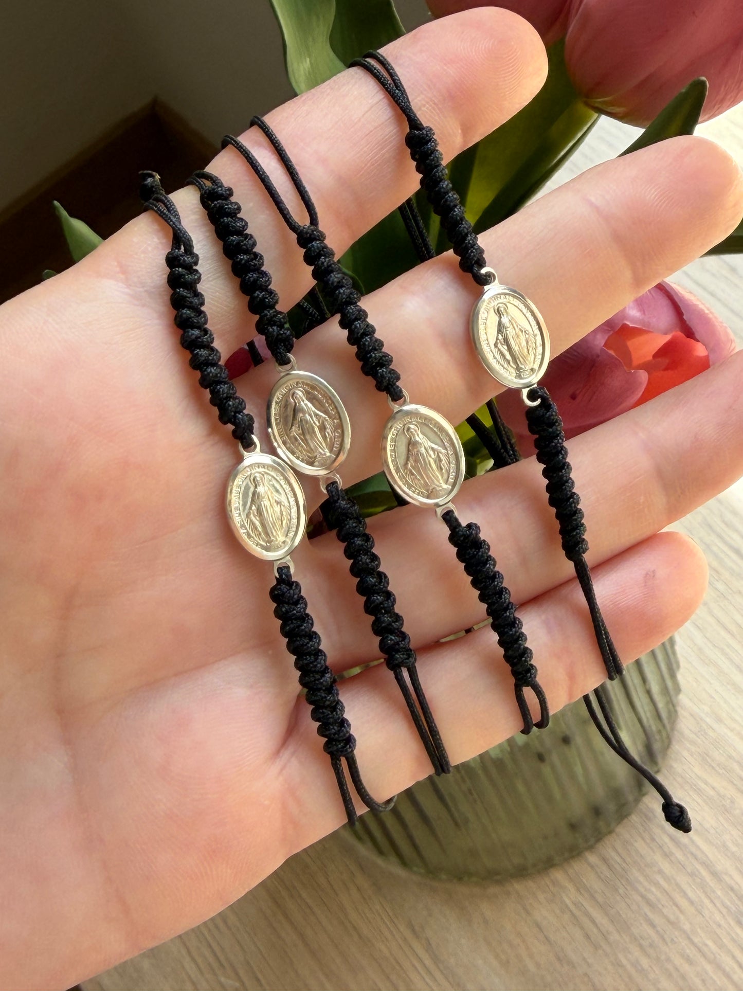 💫 Pulsera Medalla Milagrosa plata