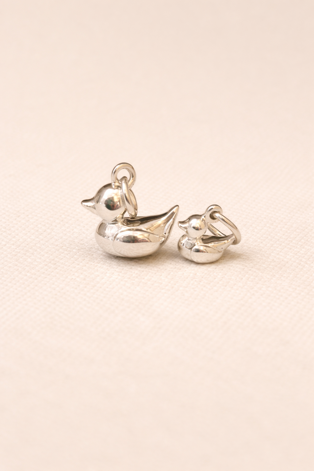 Colgante Pato bebé plata 925